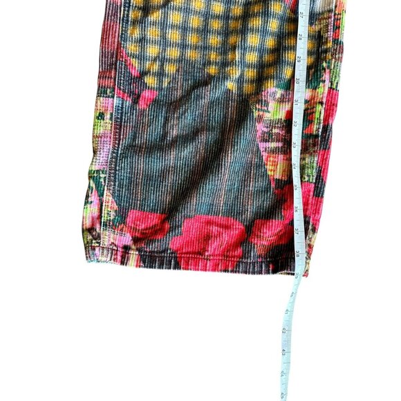 BDG Women's Corduroy High & Wide Patchwork Style Pants - Picture 6 of 7